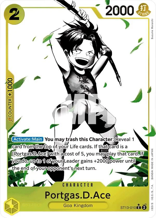 Portgas.D.Ace, Ultra Deck The Three Brothers ST13-010