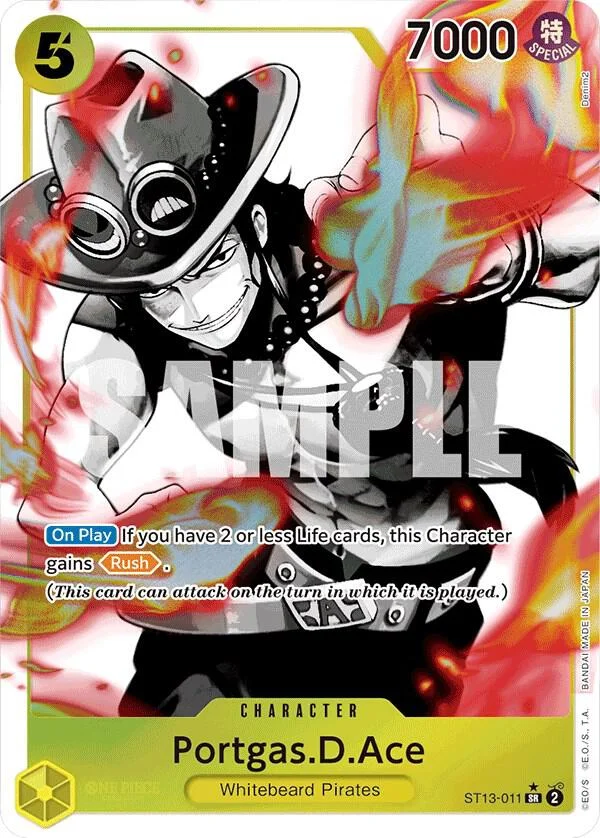 Portgas.D.Ace, Ultra Deck The Three Brothers ST13-011