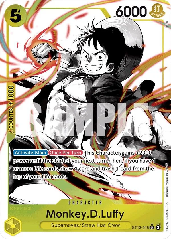 Monkey.D.Luffy, Ultra Deck The Three Brothers ST13-015