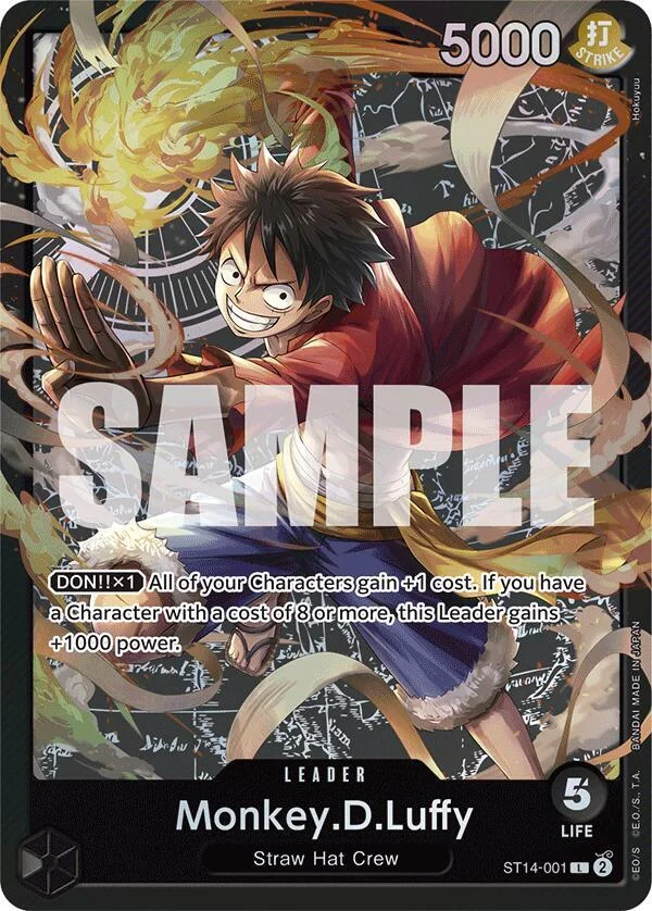 Monkey.D.Luffy, Starter Deck 14 3D2Y ST14-001