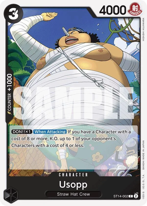 Usopp, Starter Deck 14 3D2Y ST14-002