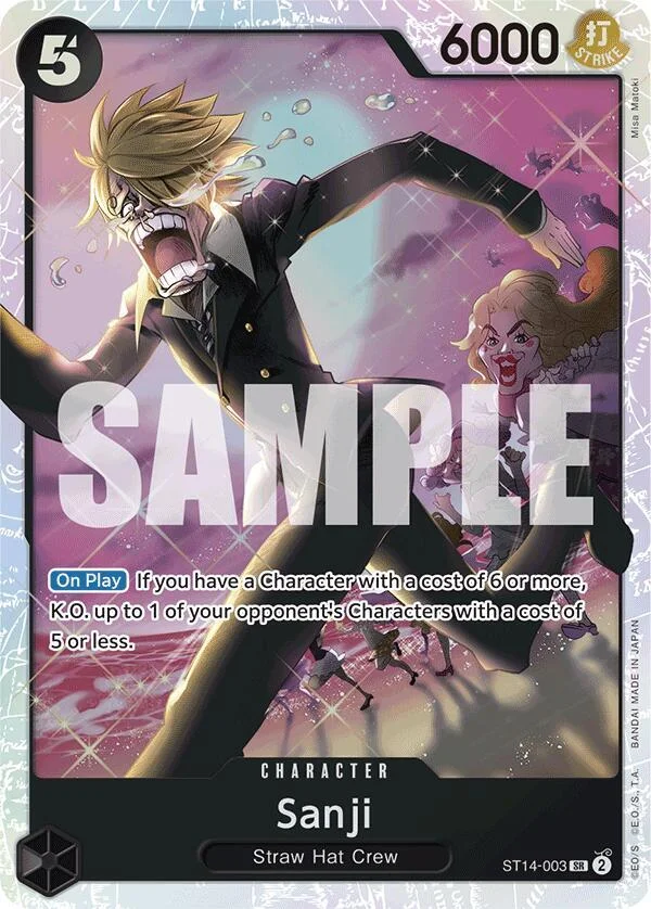 Sanji, Starter Deck 14 3D2Y ST14-003