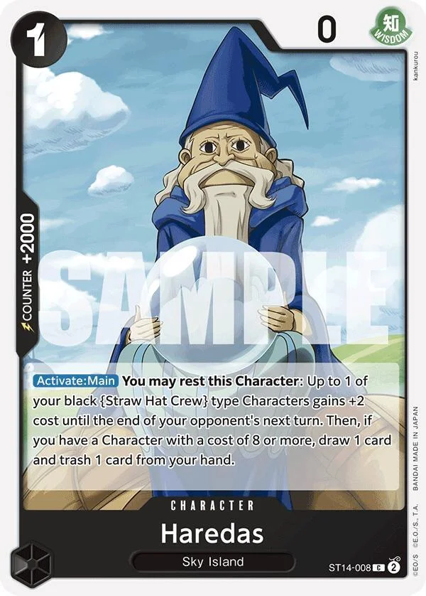 Haredas, Starter Deck 14 3D2Y ST14-008