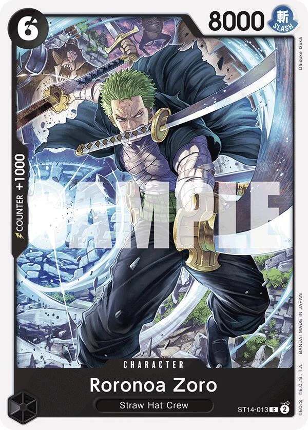 Roronoa Zoro, Starter Deck 14 3D2Y ST14-013