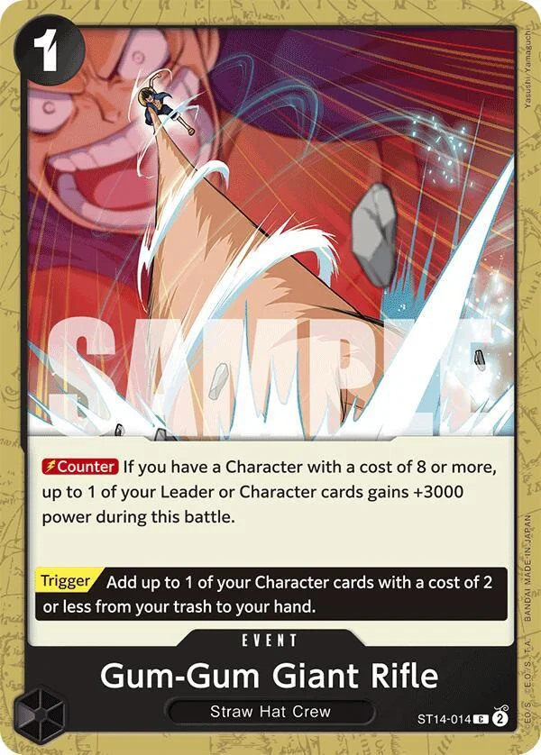 Gum-Gum Giant Rifle, Starter Deck 14 3D2Y ST14-014