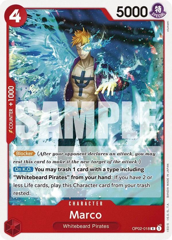 Marco, Starter Deck 15 RED Edward.Newgate OP02-018