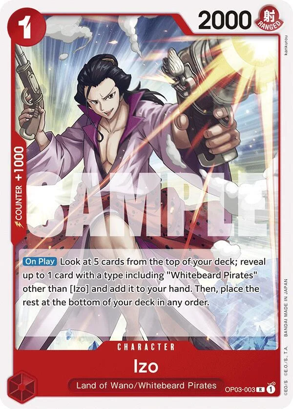 Izo, Starter Deck 15 RED Edward.Newgate OP03-003