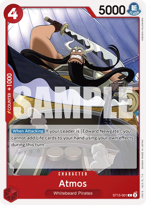 Atmos, Starter Deck 15 RED Edward.Newgate ST15-001