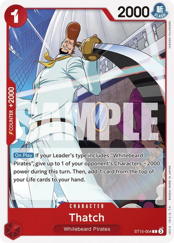 Thatch, Starter Deck 15 RED Edward.Newgate ST15-004