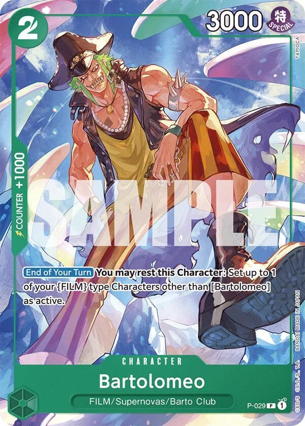 Bartolomeo, Starter Deck 16 GREEN Uta P-029