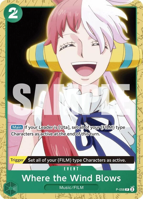 Where the Wind Blows, Starter Deck 16 GREEN Uta P-058