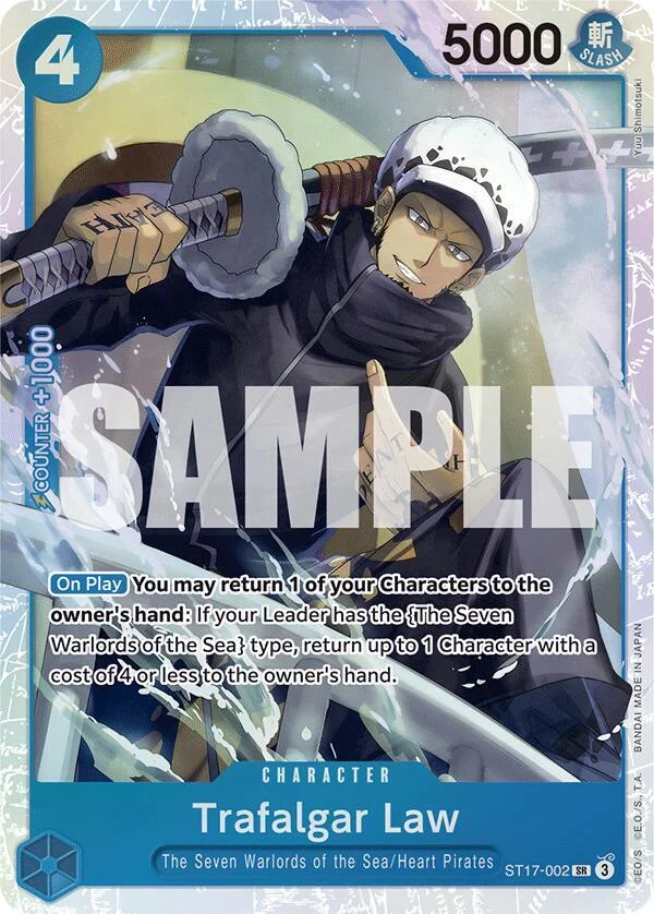 Trafalgar Law, Starter Deck 17 BLUE Donquixote Doflamingo ST17-002