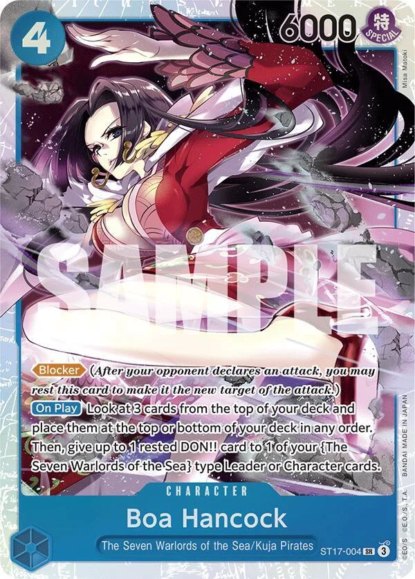 Boa Hancock, Starter Deck 17 BLUE Donquixote Doflamingo ST17-004