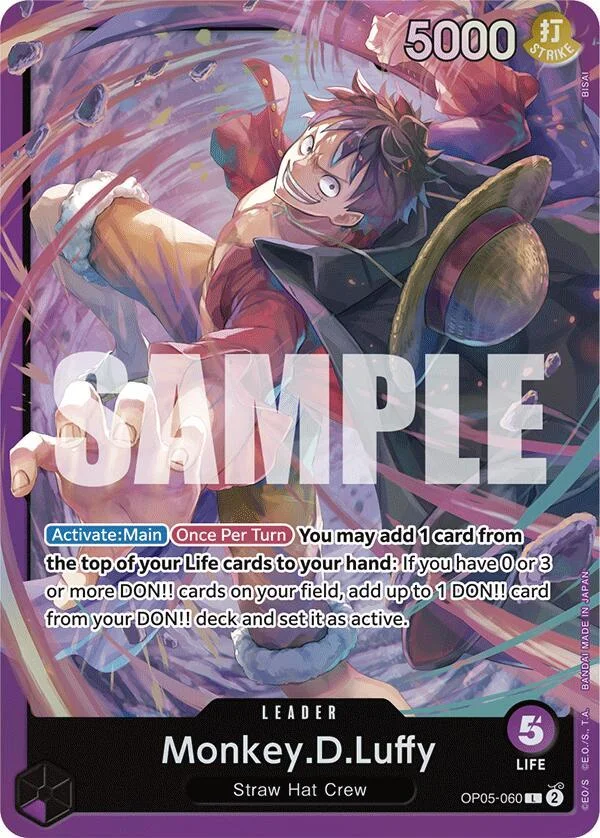 Monkey.D.Luffy, Starter Deck 18 PURPLE Monkey.D.Luffy OP05-060
