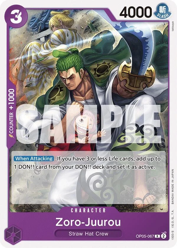 Zoro-Juurou, Starter Deck 18 PURPLE Monkey.D.Luffy OP05-067
