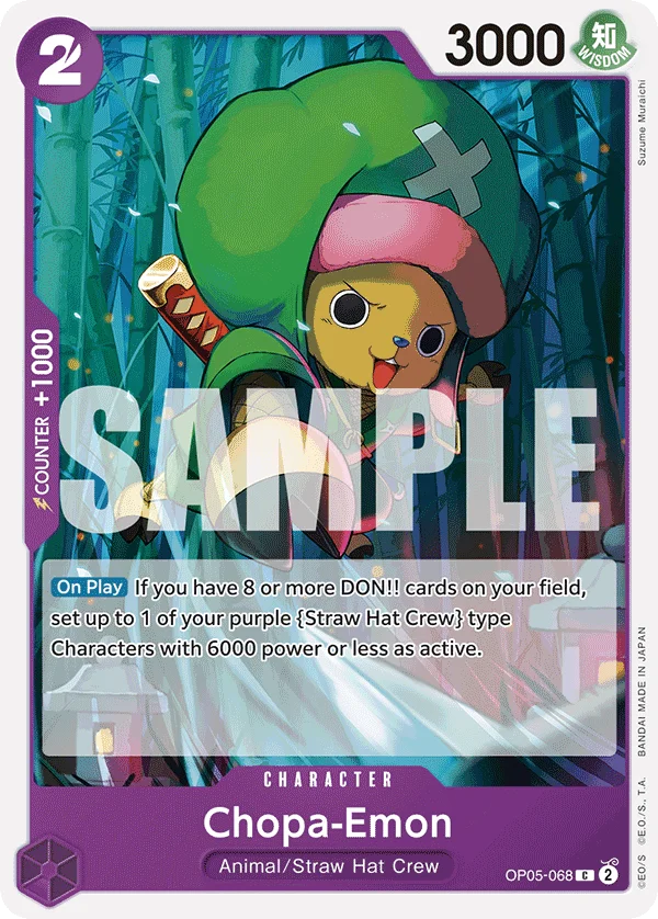Chopa-Emon, Starter Deck 18 PURPLE Monkey.D.Luffy OP05-068