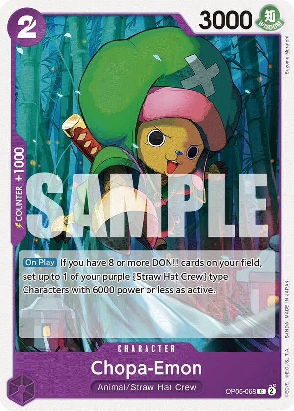 Chopa-Emon, Starter Deck 18 PURPLE Monkey.D.Luffy OP05-068