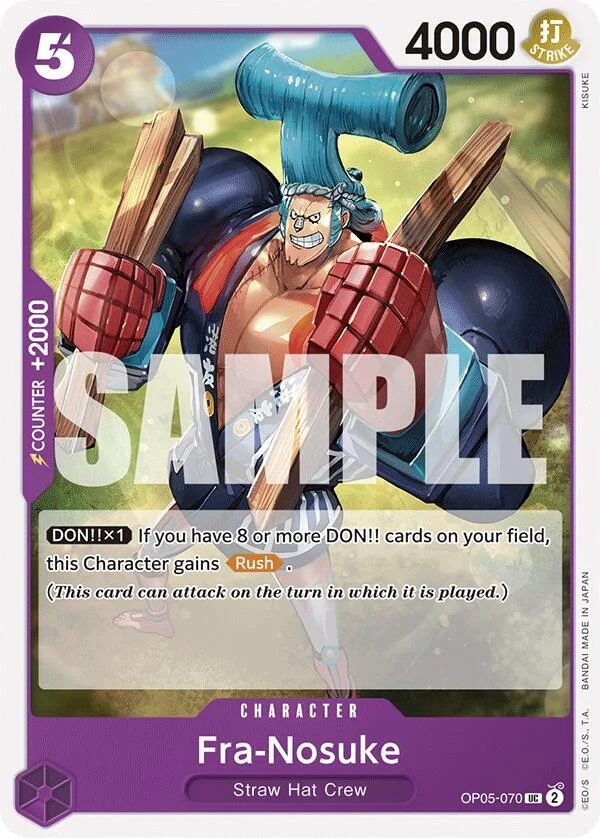 Fra-Nosuke, Starter Deck 18 PURPLE Monkey.D.Luffy OP05-070