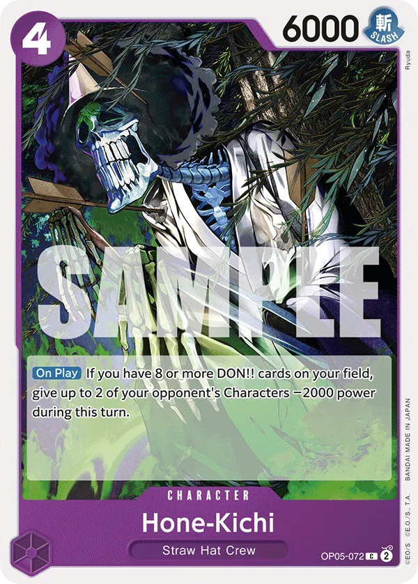 Hone-Kichi, Starter Deck 18 PURPLE Monkey.D.Luffy OP05-072