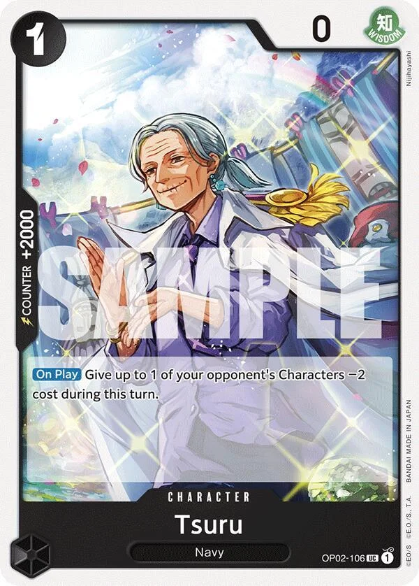 Tsuru, Starter Deck 19 BLACK Smoker OP02-106