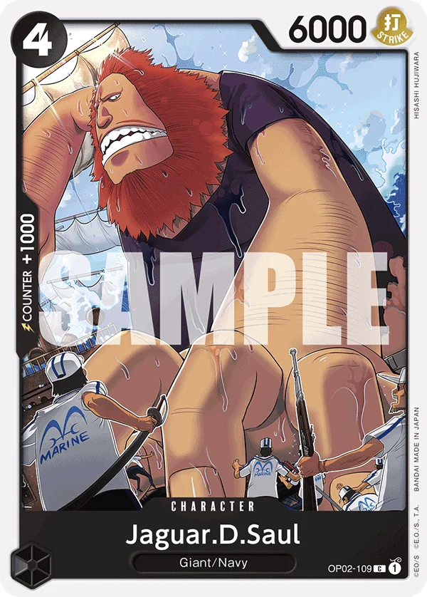 Jaguar.D.Saul, Starter Deck 19 BLACK Smoker OP02-109