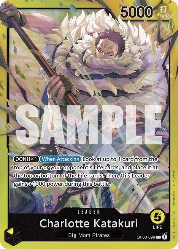 Charlotte Katakuri, Starter Deck 20 YELLOW Charlotte Katakuri OP03-099