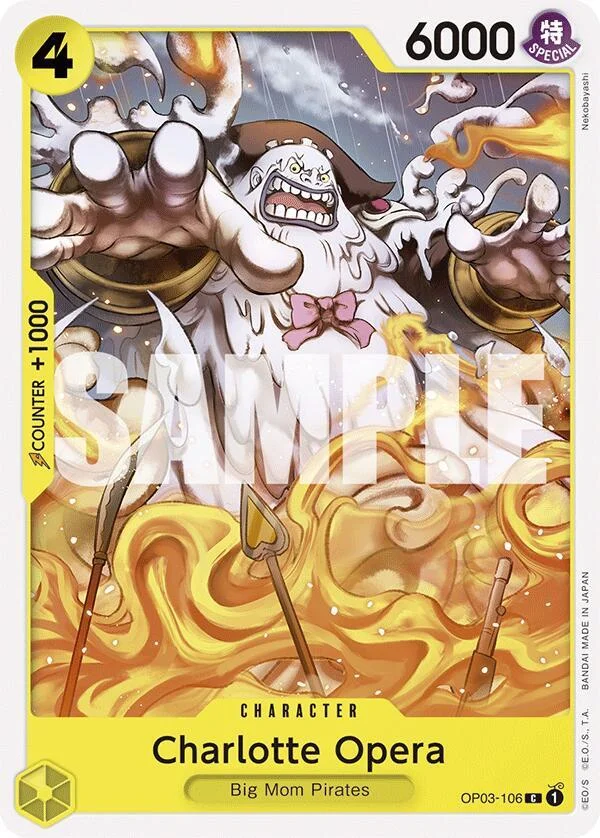 Charlotte Opera, Starter Deck 20 YELLOW Charlotte Katakuri OP03-106