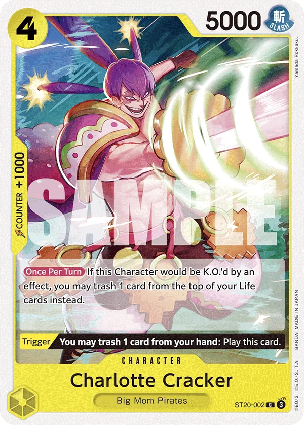 Charlotte Cracker, Starter Deck 20 YELLOW Charlotte Katakuri ST20-002