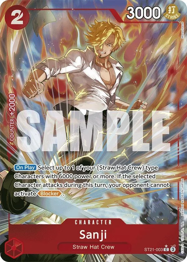 Sanji, Starter Deck 21 EX Gear 5 ST21-003