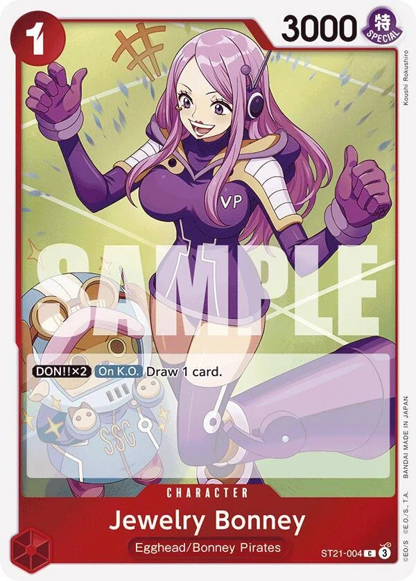 Jewelry Bonney, Starter Deck 21 EX Gear 5 ST21-004
