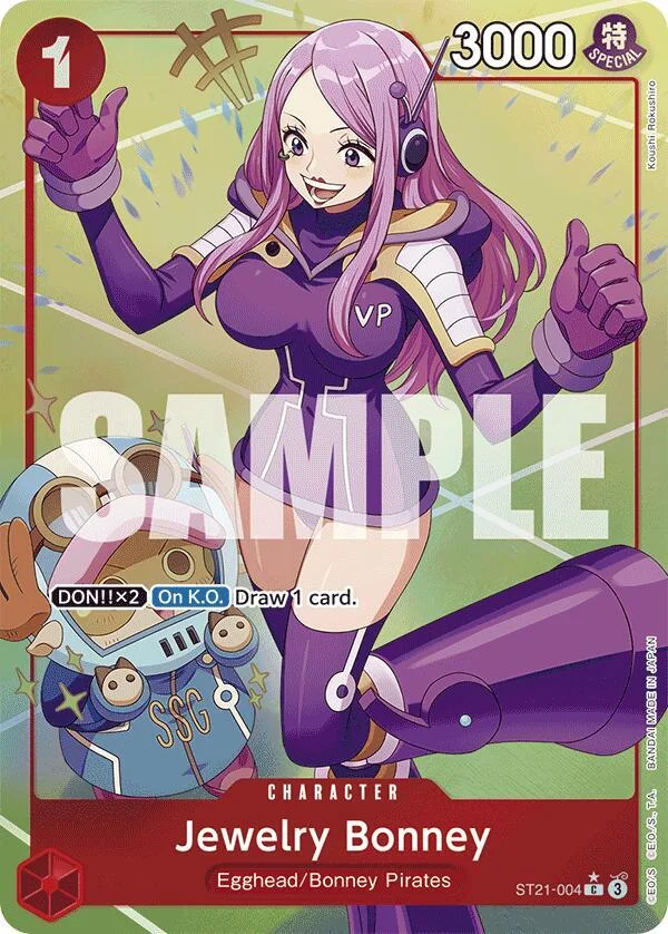 Jewelry Bonney, Starter Deck 21 EX Gear 5 ST21-004