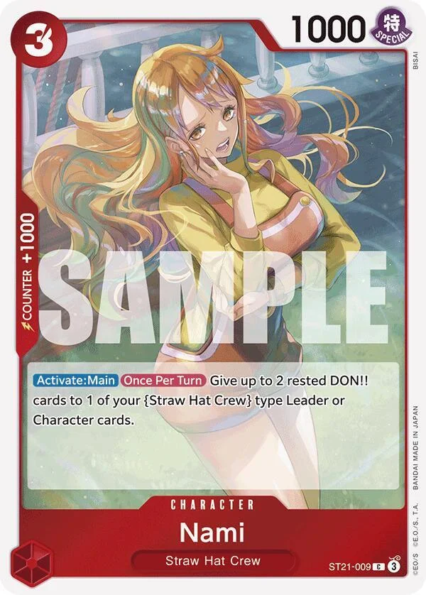Nami, Starter Deck 21 EX Gear 5 ST21-009