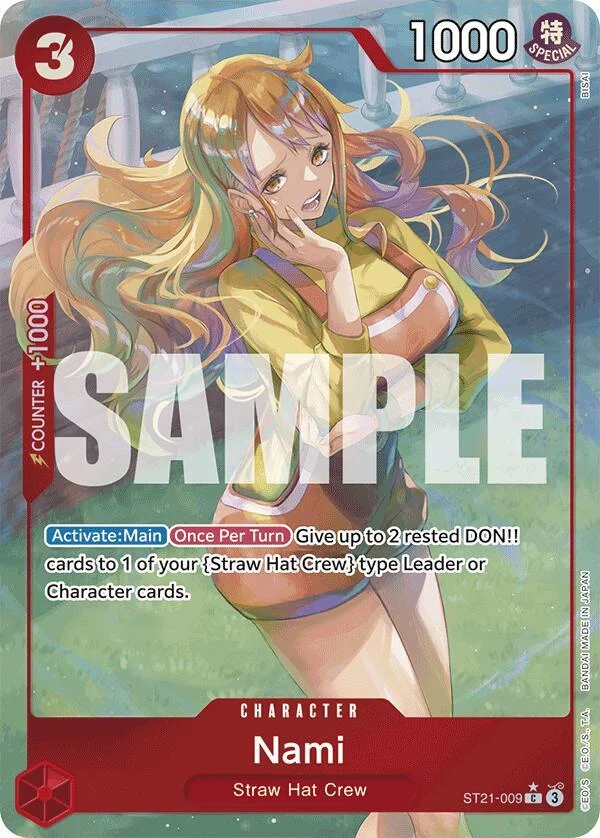 Nami, Starter Deck 21 EX Gear 5 ST21-009