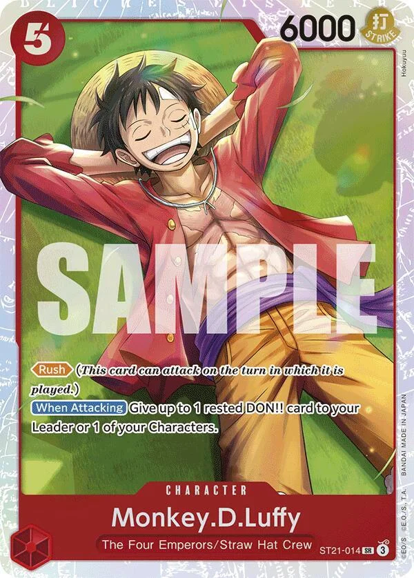 Monkey.D.Luffy, Starter Deck 21 EX Gear 5 ST21-014