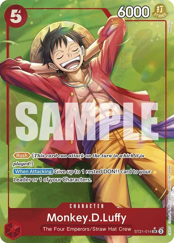 Monkey.D.Luffy, Starter Deck 21 EX Gear 5 ST21-014