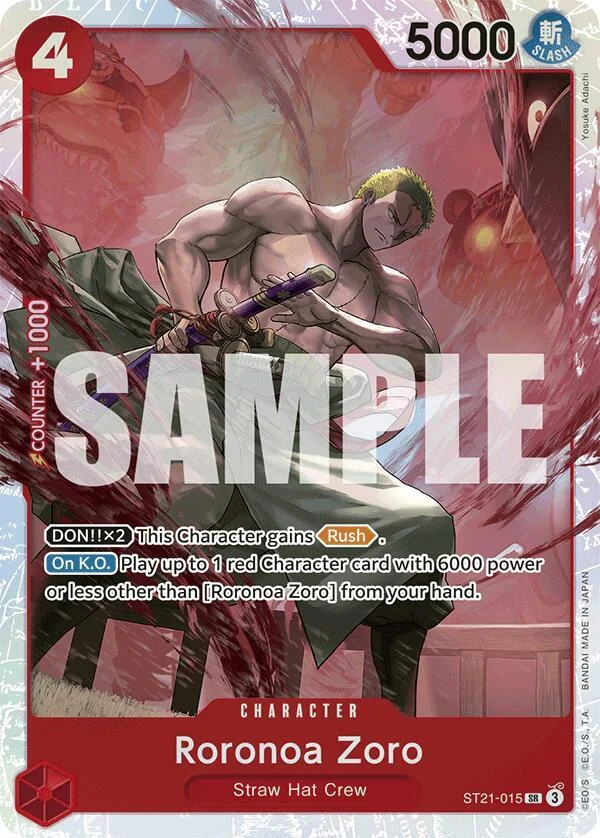 Roronoa Zoro, Starter Deck 21 EX Gear 5 ST21-015