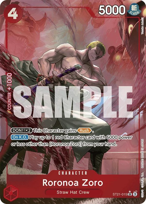 Roronoa Zoro, Starter Deck 21 EX Gear 5 ST21-015