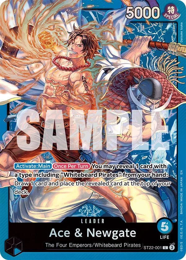Ace & Newgate, Starter Deck 22 Ace & Newgate ST22-001
