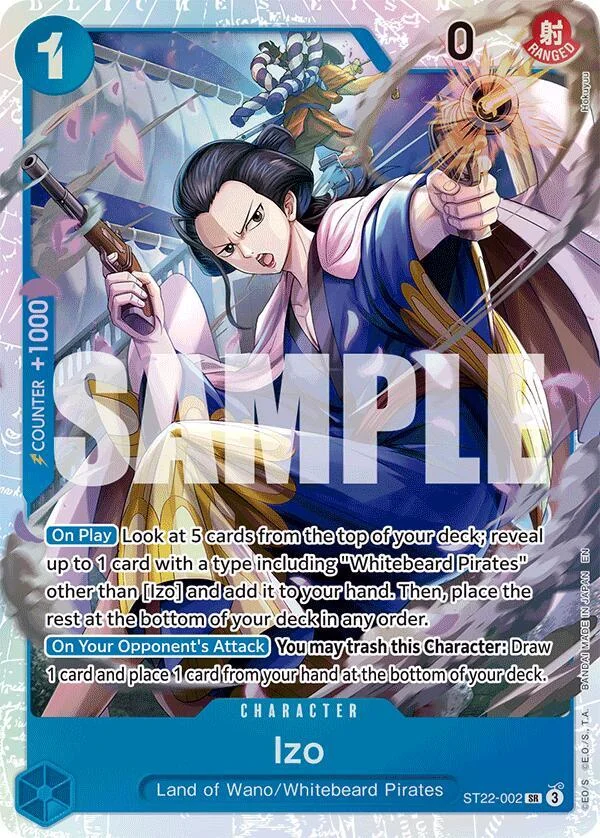 Izo, Starter Deck 22 Ace & Newgate ST22-002