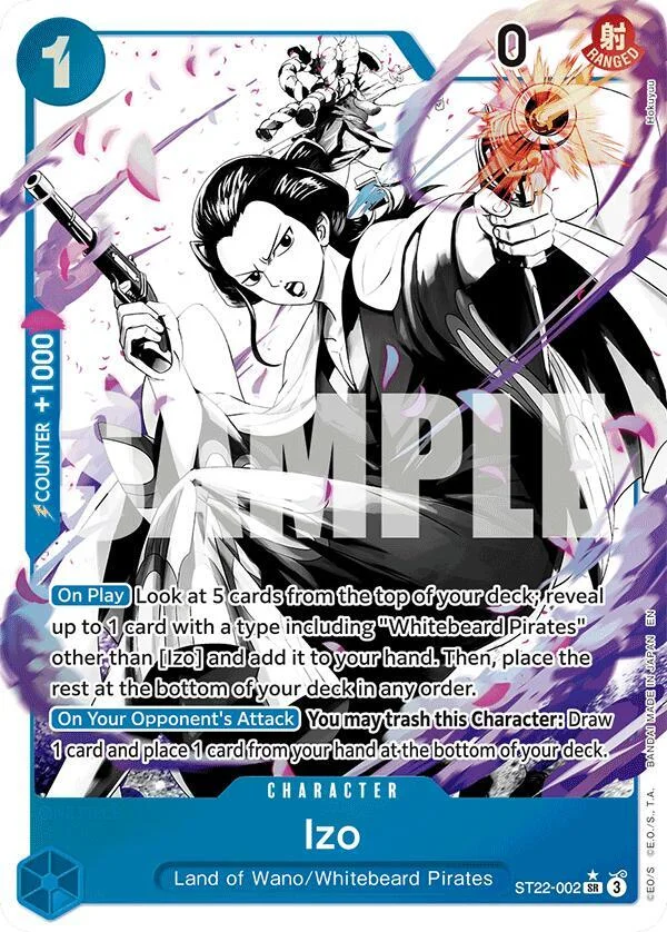 Izo, Starter Deck 22 Ace & Newgate ST22-002