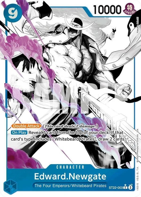 Edward.Newgate, Starter Deck 22 Ace & Newgate ST22-003