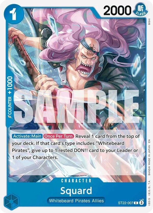 Squard, Starter Deck 22 Ace & Newgate ST22-007