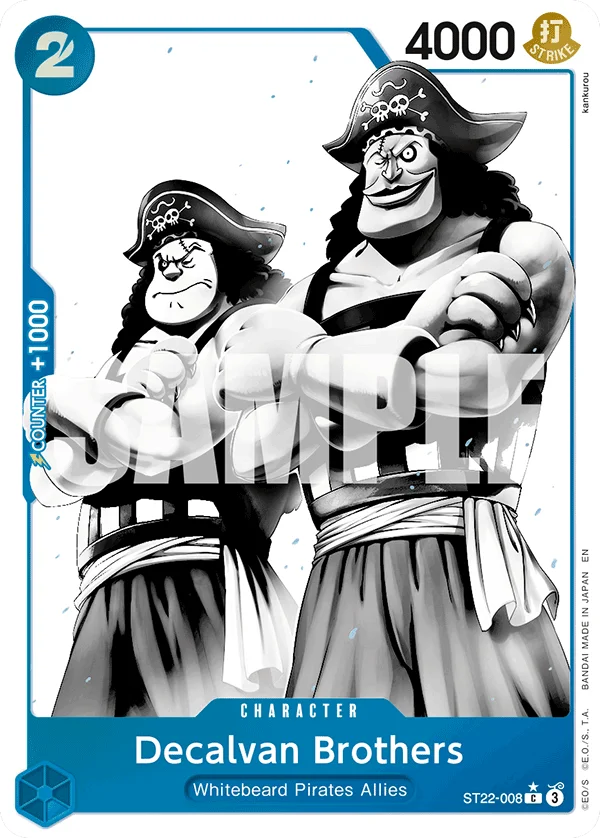 Decalvan Brothers, Starter Deck 22 Ace & Newgate ST22-008