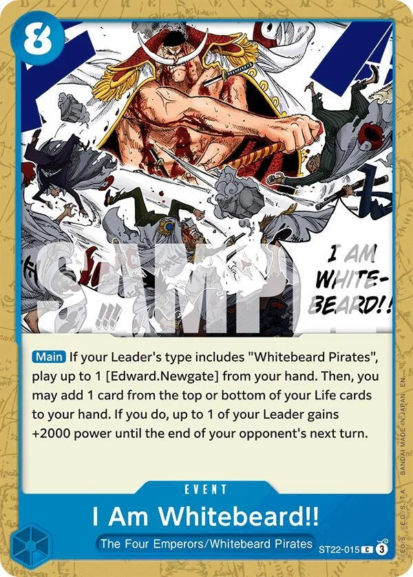 I Am Whitebeard!!, Starter Deck 22 Ace & Newgate ST22-015