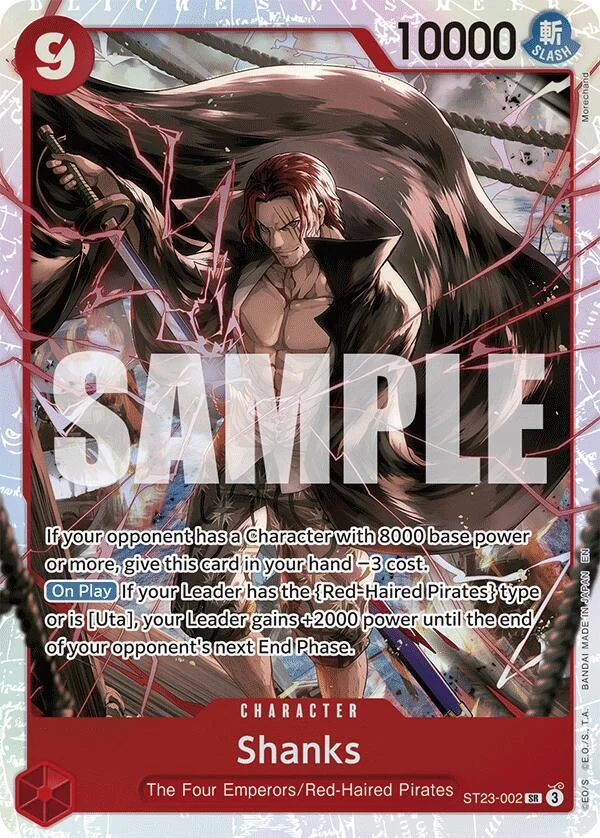 Shanks, Starter Deck 23 RED Shanks ST23-002