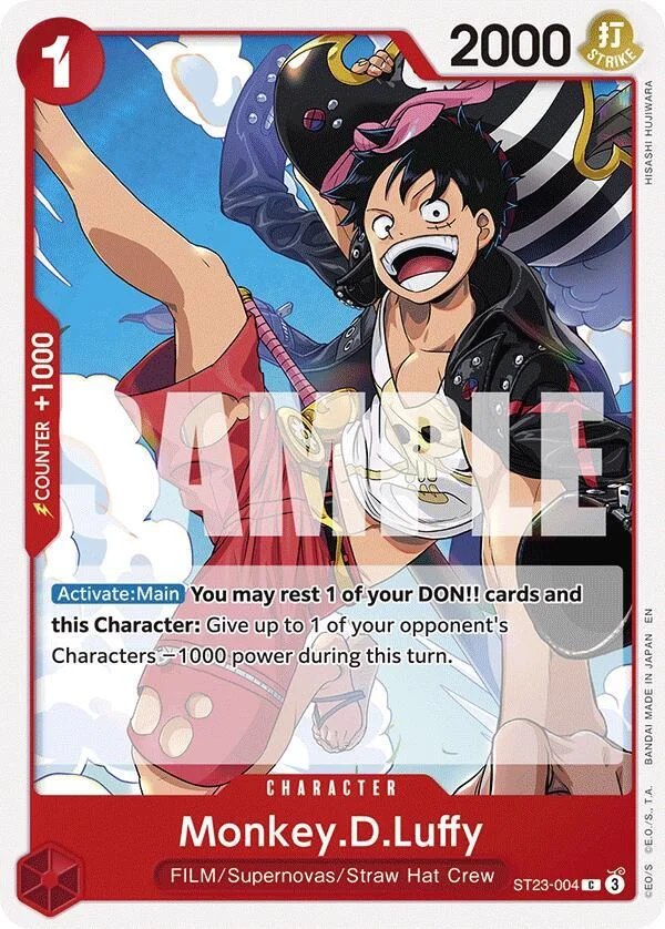 Monkey.D.Luffy, Starter Deck 23 RED Shanks ST23-004