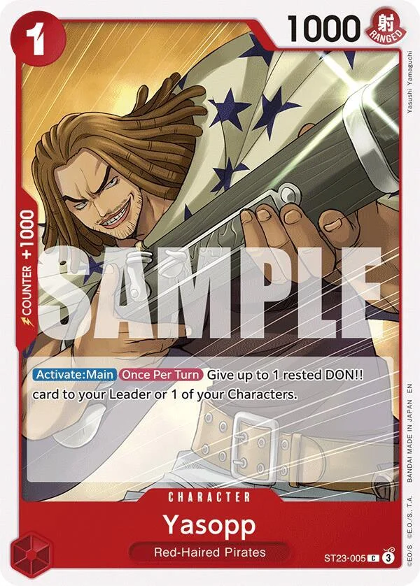 Yasopp, Starter Deck 23 RED Shanks ST23-005