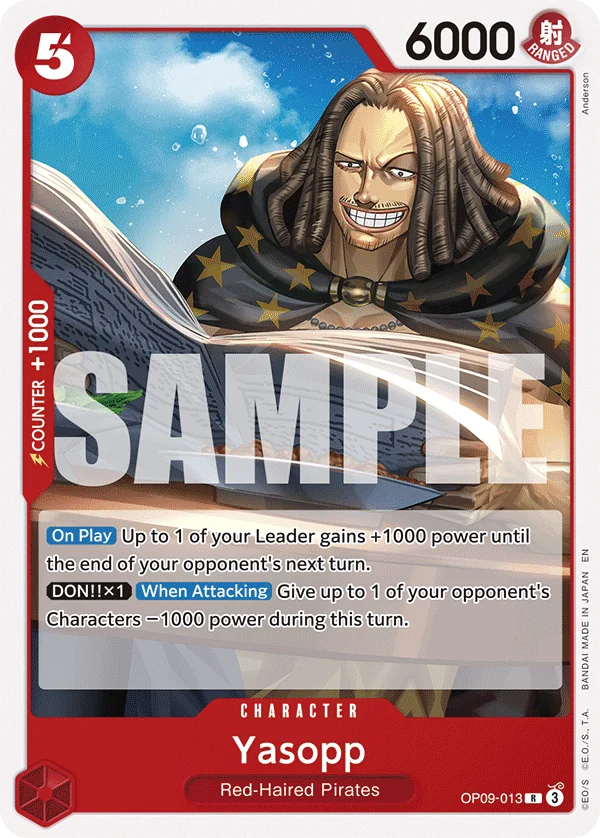 Yasopp, Starter Deck 23 RED Shanks OP09-013