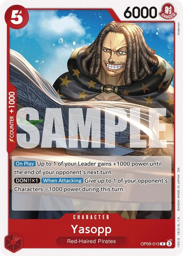Yasopp, Starter Deck 23 RED Shanks OP09-013