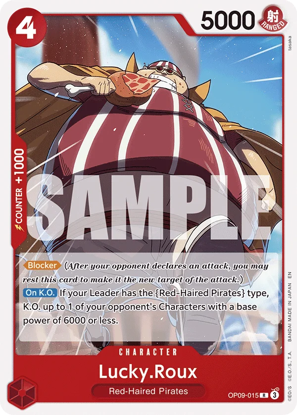 Lucky.Roux, Starter Deck 23 RED Shanks OP09-015
